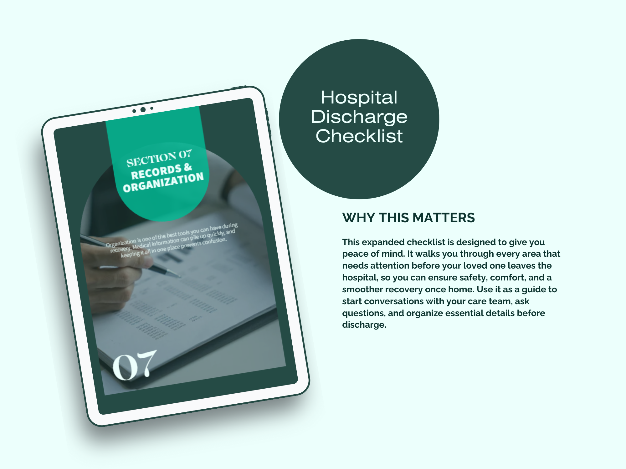 Hospital Discharge Checklist Expanded – Image 6