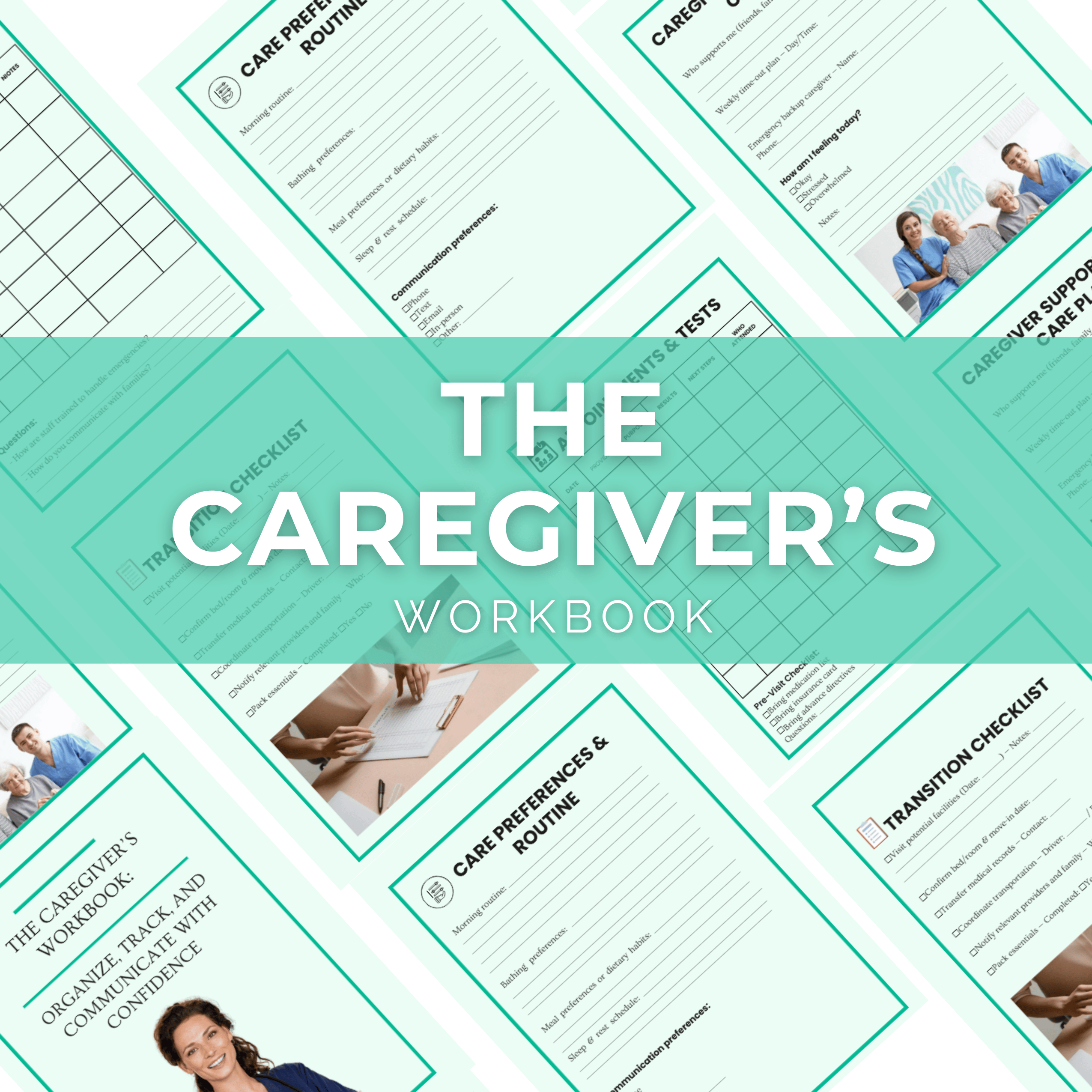 The Caregiver’s Workbook: Planner, Checklist & Care Plan Organizer – Image 2